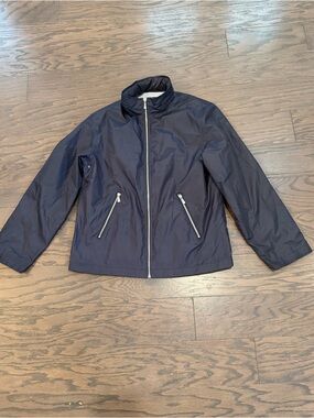 Brooks Brothers Boys Navy Windbreaker Rain Jacket Size XL